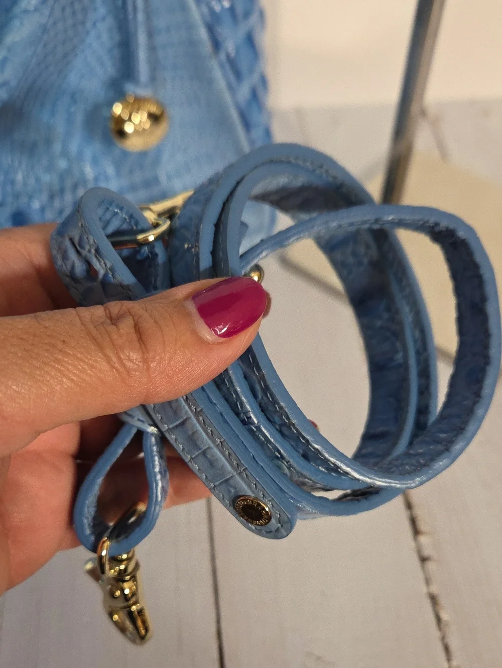 Brahmin ruby satchel